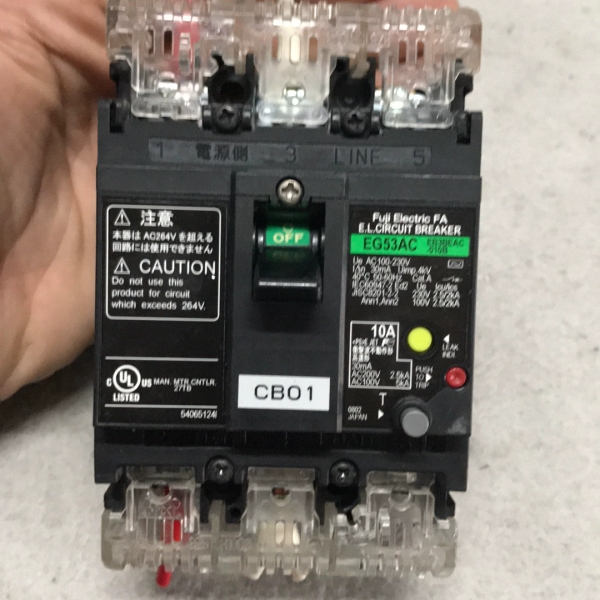 FUJI Electric FA开关EG53AC断路器10A