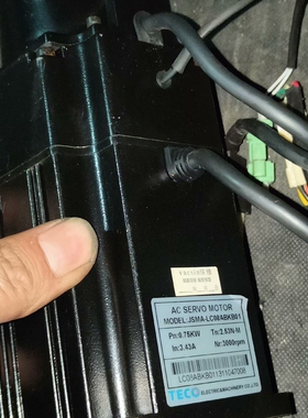 议价东TECO JSMA-LC08ABKB01，伺服电机