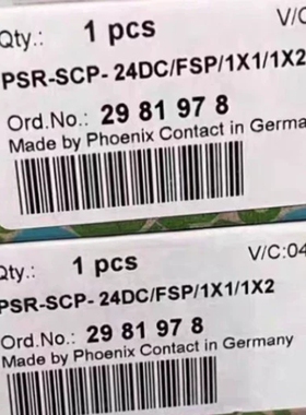 2981978菲尼克斯PSR-SCP- 24DCFSP1议价