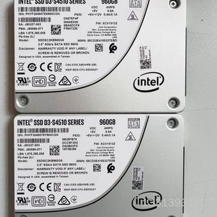 Intel/英特尔 s4510 960G企业级固态硬盘 SA议价也可维修