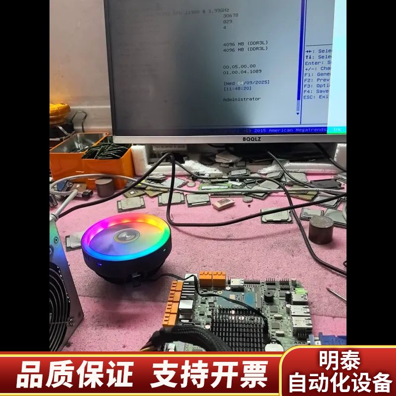 蜗牛星际双千兆12个SATA音创J1900皇帝版ITX主板。.询价