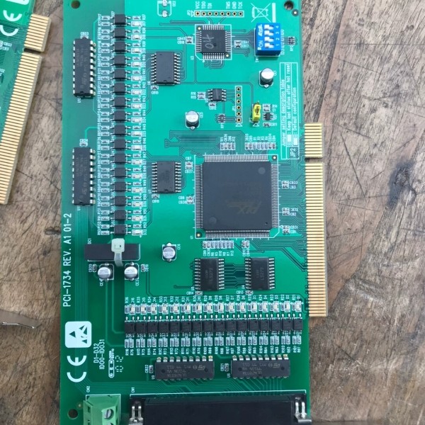 议价研华数据卡，型号：PCI-1734，REVA1 01-2，拆
