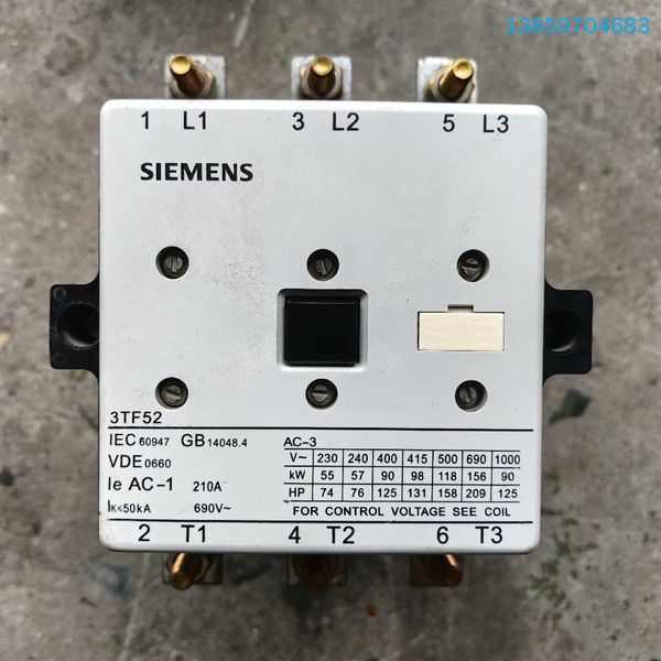 接触3TF52 22一0XM0，90KW，线圈220V议价