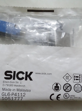 SICK德国GL6-P4112 N1211原装正品1051777 10599523光电开关
