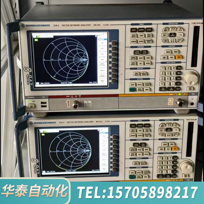 华泰罗徳ZVB8网络分析仪8G，两端口，四端口