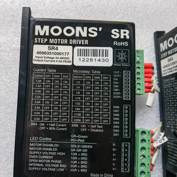 鸣志 MOONS  SR4 SR4-PIus SR8-Plu