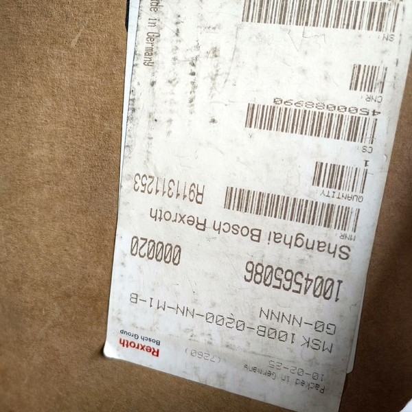 全新力士乐伺服电机MSK100B-0200-NN-M1-B-