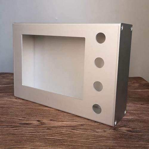 触摸屏控制箱 7寸威纶通铝合金安装盒子电箱 人机界面信捷电控箱