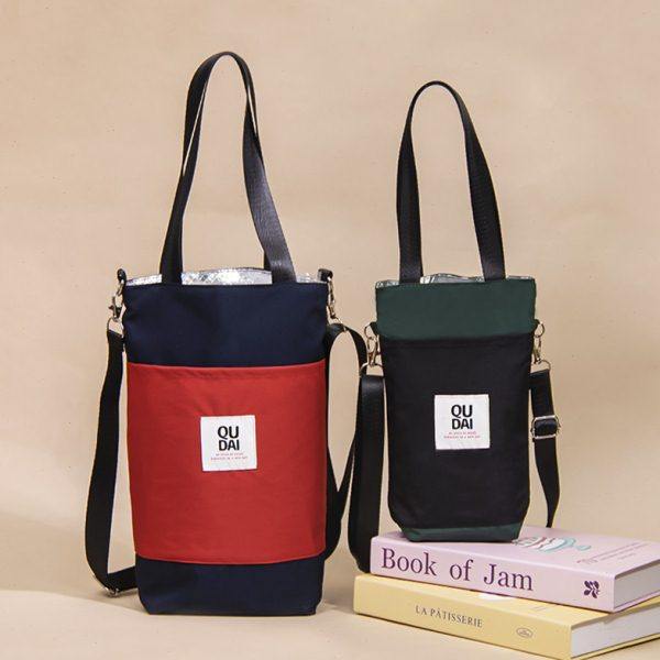 防水水杯袋斜挎大容量百搭外出便携放雨伞水杯手机通用保温杯杯套,餐饮具,杯套,淘宝优惠券,粉丝福利购,淘宝优惠卷