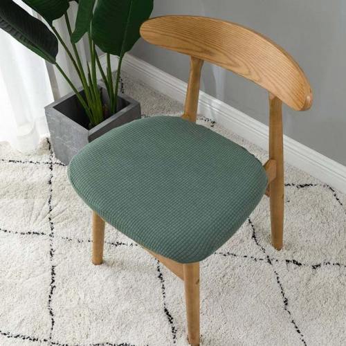 弧形牛角餐椅椅套罩椅子套罩椅套通用弹力餐椅套凳子套子家用