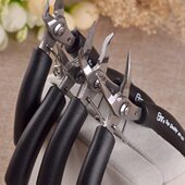 精工钳子手工饰品夹持捏扁定位珠夹线绕线尖嘴钳斜口剪线钳平口钳