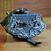 香囊 尼泊尔做旧手工艺 香包 牛皮钱包 精美民族风摆件挂饰 藏式