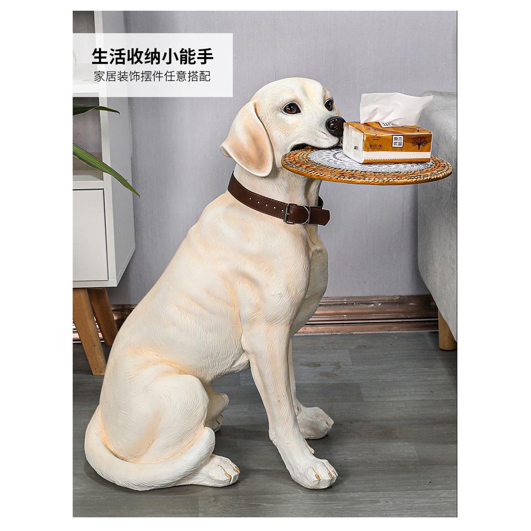狗摆件客厅斑点狗哈士奇金毛拉多模型装饰创意乔迁新居开业礼品