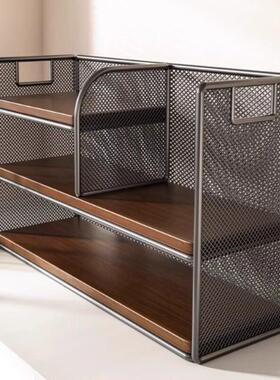 桌面置物架餐桌上水杯收纳层架零食架子客厅厨房台面多层整理架移