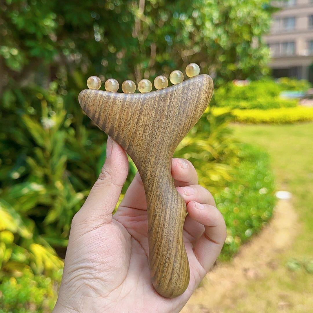 羊角经络按摩刷全身通用