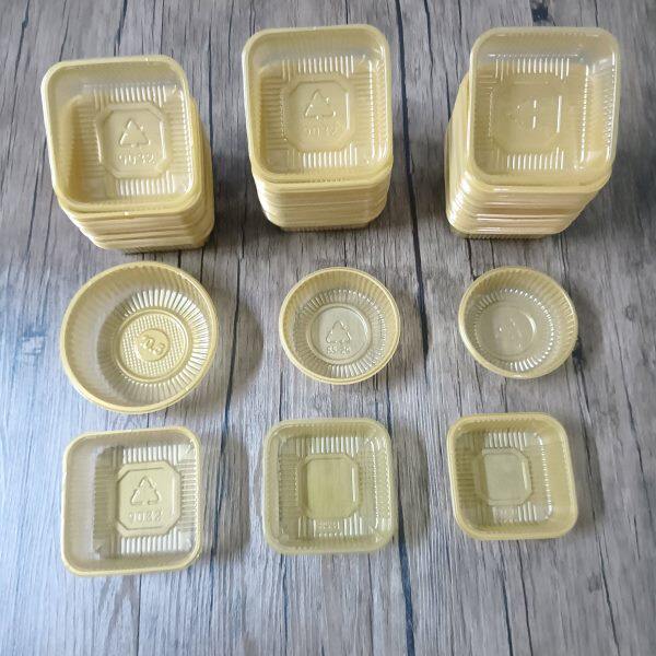 手工饼托方形圆形中秋月饼托金色环保底托打包盒内托蛋黄酥吸塑盒