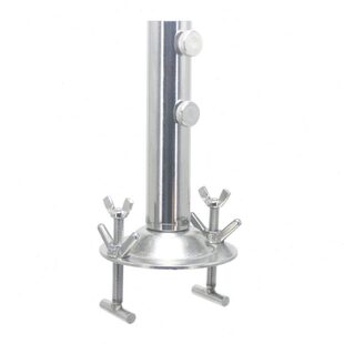 黑坑钓鱼伞固定器 浮桥木板鱼排不锈钢伞座伞架遮阳钓伞支架渔具