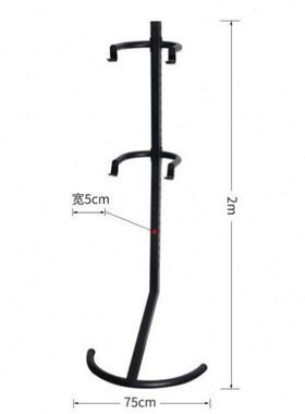 自行车挂车架展示架艺术型挂架单车支撑架运动装备骑行R200挂车架