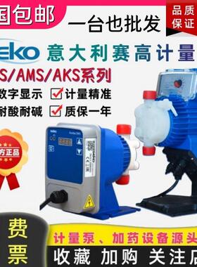 意大利SEKO赛高计量泵手动可调数字流量电磁加药耐酸碱隔膜自吸泵