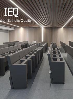 IEQ沙发式礼堂椅排椅带写字板剧院椅阶梯联排椅报告厅椅子会议室
