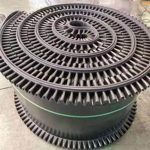 配料机裙边环形输送带砂石传送带挡边耐磨尼龙输送带给煤机运输带