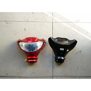 电动车灯箱前大灯罩电动车LED灯座350简易款电动车塑料件颜色定制