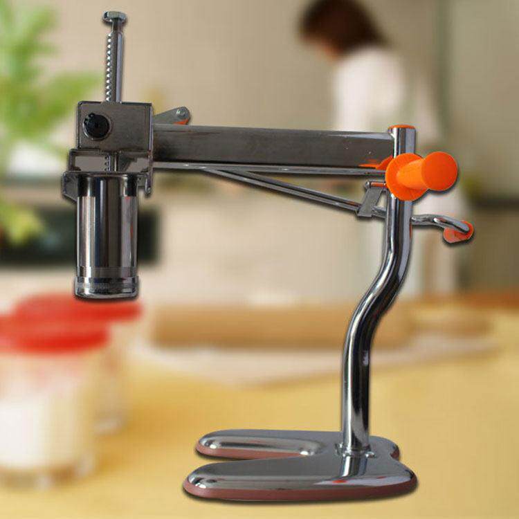 手动不锈钢饸饹器压莜面 面机河捞机家用小型压饸烙面做面 面条饸