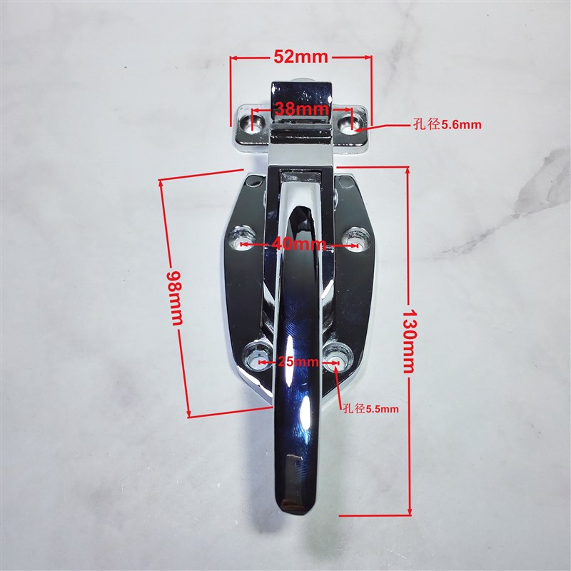 A汽车五金0工业烘n箱设备尾冰柜门锁烤箱06门把手3搭扣配件A拉手