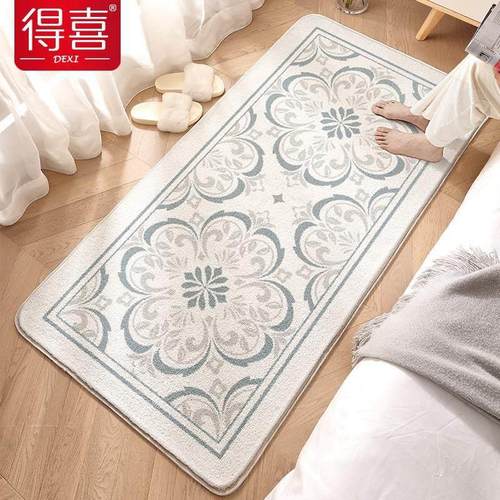 客厅地毯2025新款卧室床边毯家用冬天撸猫感垫子房间长条飘窗地垫