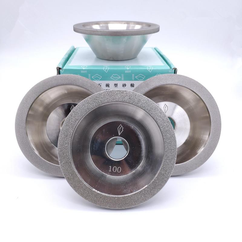 金刚石碗型砂轮磨刀机碗形一品钻石钨钢合金砂轮片铣刀修磨片