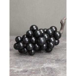 豪克创意家居欧洲轻奢天然大理石葡萄装饰饰品客厅电视柜入口