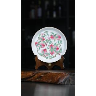 徐窑｜粉彩九桃壶承徐志军出品非遗粉彩工艺匠制作景德镇茶器茶具