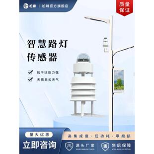 智慧路灯气象传感器户外温湿度全天候环境监测站超声波气象监测站