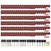 458PC砂纸圈套装 电磨吊磨机配件组合打磨抛光切割厂家