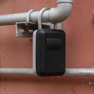 免安装壁挂式钥匙盒储物盒户外民宿密码钥匙盒金属密码挂锁钥匙盒