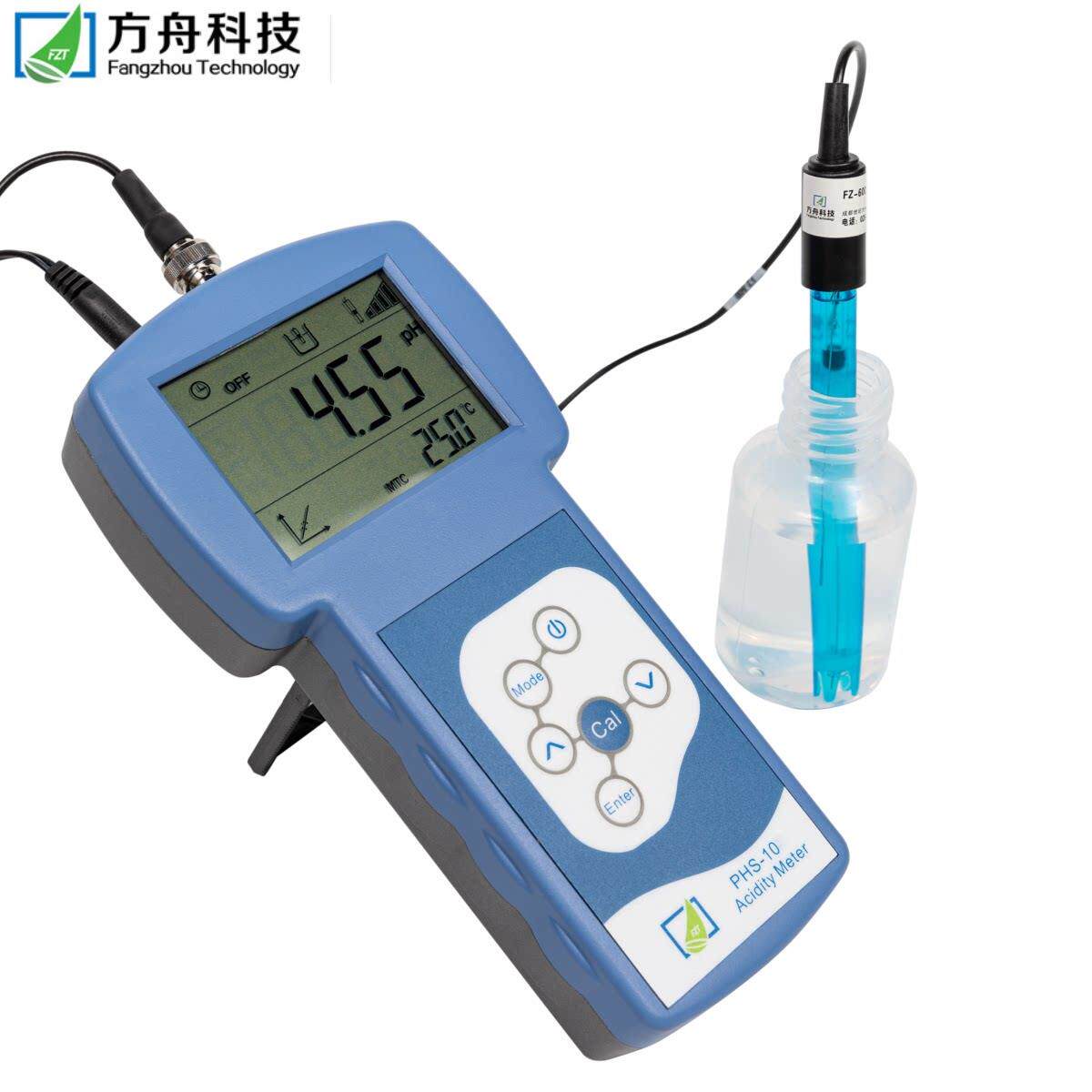 世纪方舟智能酸度计PHS-10/3C/320覆合电极野外可携式防水三年质