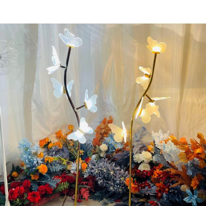 新款婚庆道具五头S型发光蝴蝶路引灯电镀铁艺婚礼舞台布置,节庆用品/礼品,路引,淘宝优惠券,粉丝福利购,淘宝优惠卷