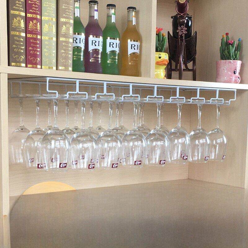 欧式红酒杯架酒柜悬挂高脚杯架家用创意收纳挂杯架葡萄酒杯架摆件