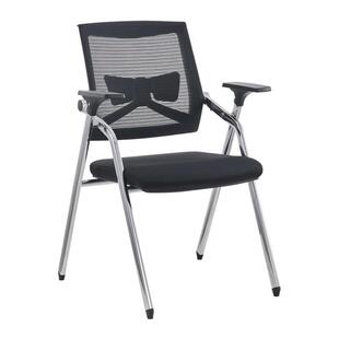 麦森maisen办公椅职员椅椅电脑椅靠背网布椅子黑胶黑网MS