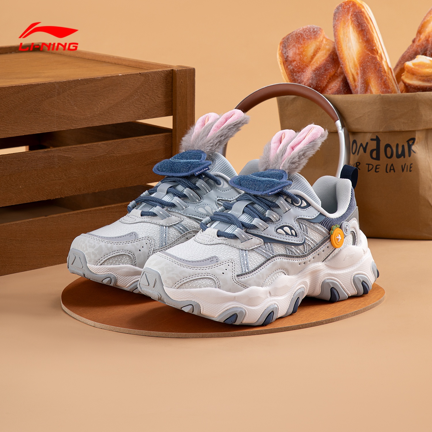 李宁猫爪LITE3厚底增高休闲鞋