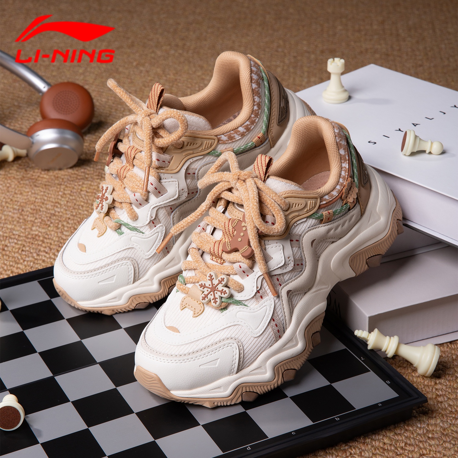 李宁2025新款猫爪LITE2老爹鞋