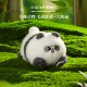 国家自然博物馆小动物大熊猫趴趴公仔站肩毛绒冰箱贴玩偶生日礼物