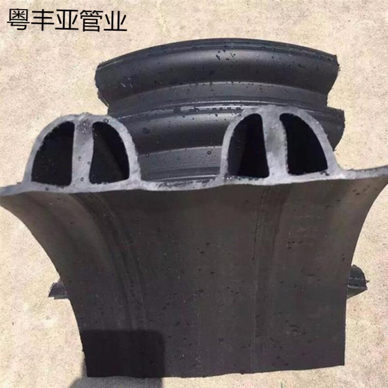 厂家直供sn8400hdpe双壁波纹管地埋雨水排污聚乙烯pe内肋波纹管