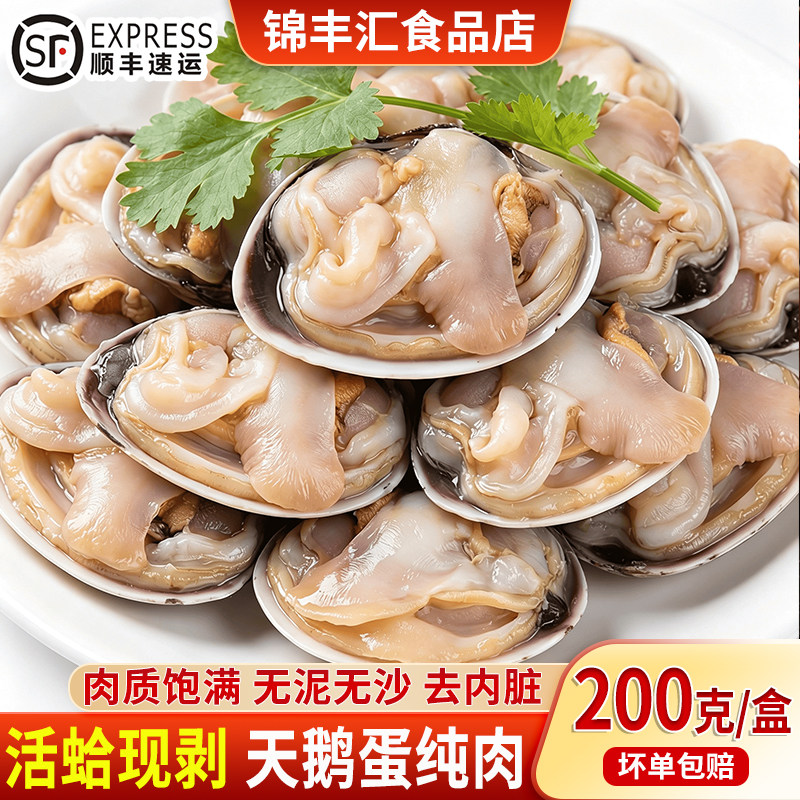 当季现捕天鹅蛋肉海鲜烧烤食材