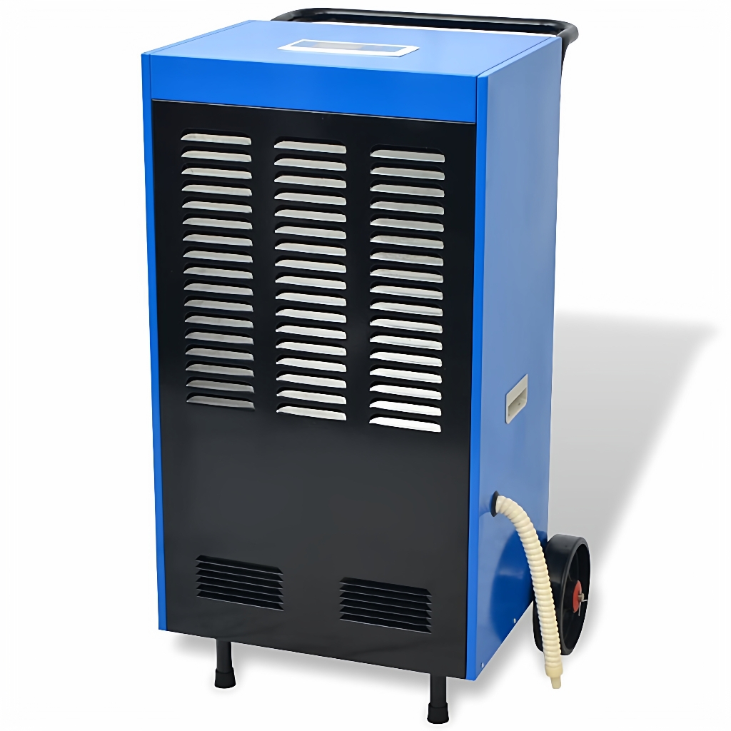 90升手推除湿机大功率仓库地下室去湿机商场别墅移动式手推抽湿机