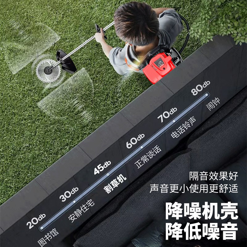 剑兴割草机家用小型汽油打草机背负式多功能农用收割除草神器