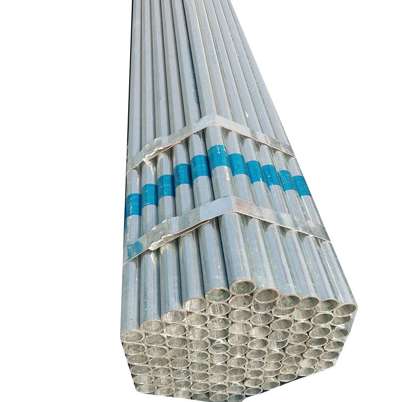 供应热镀锌钢管 镀锌带钢管 普通黑铁管 热镀锌圆管方管