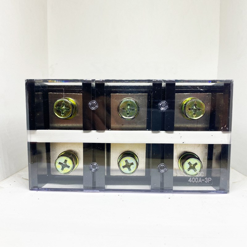 纯铜TC4003大电流接线端子TC-4003 400A 3节 固定接线板