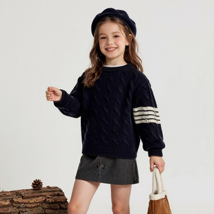 100绵羊毛针织衫 儿童中大童亲子装 TZ902 大潘专享