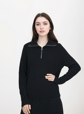 【悟空粉丝专享】100羊毛开衫女士气质休闲简约百搭针织衫BN952